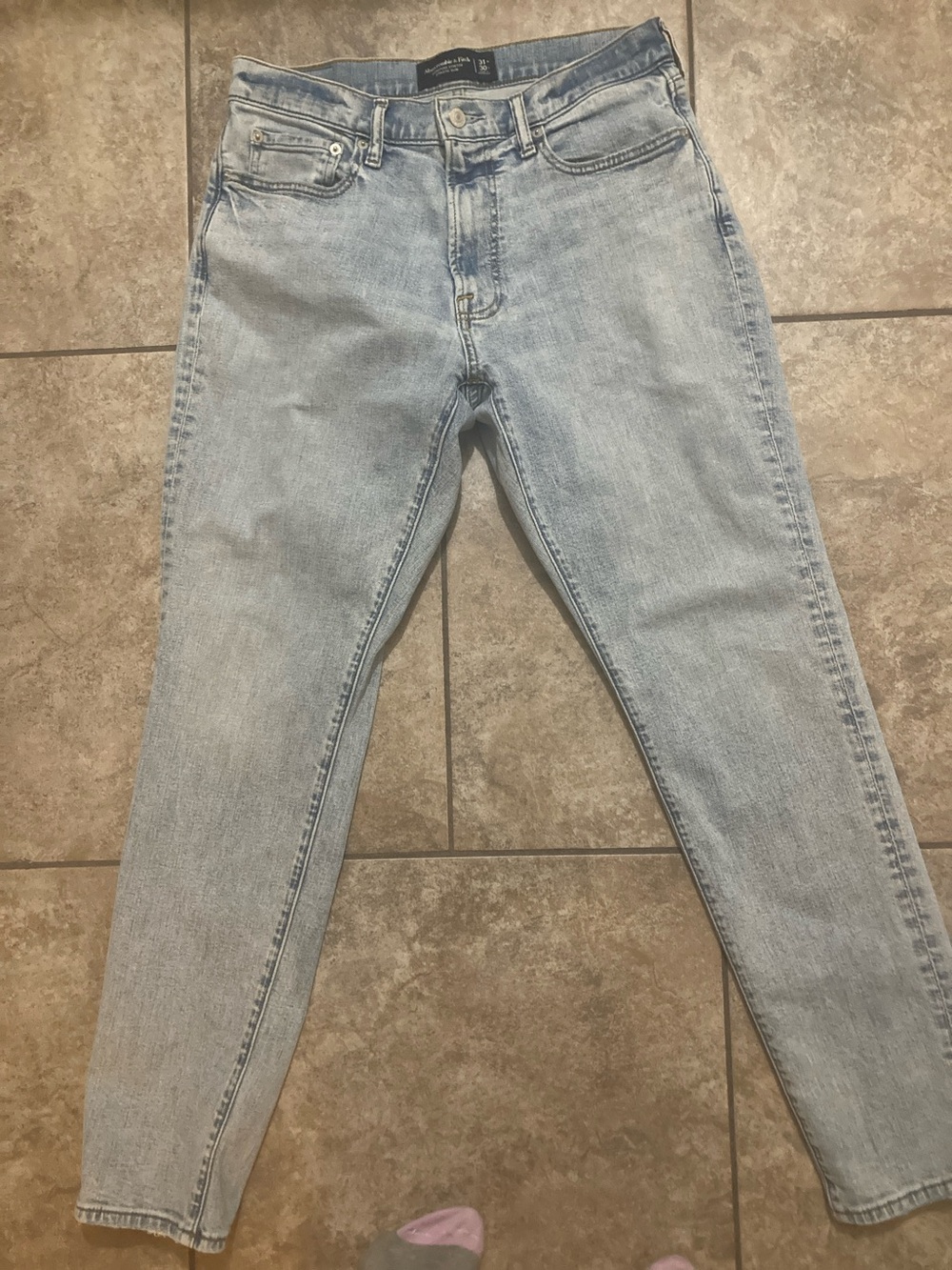 Abercrombie & Fitch Light Wash Skinny Men’s Jeans